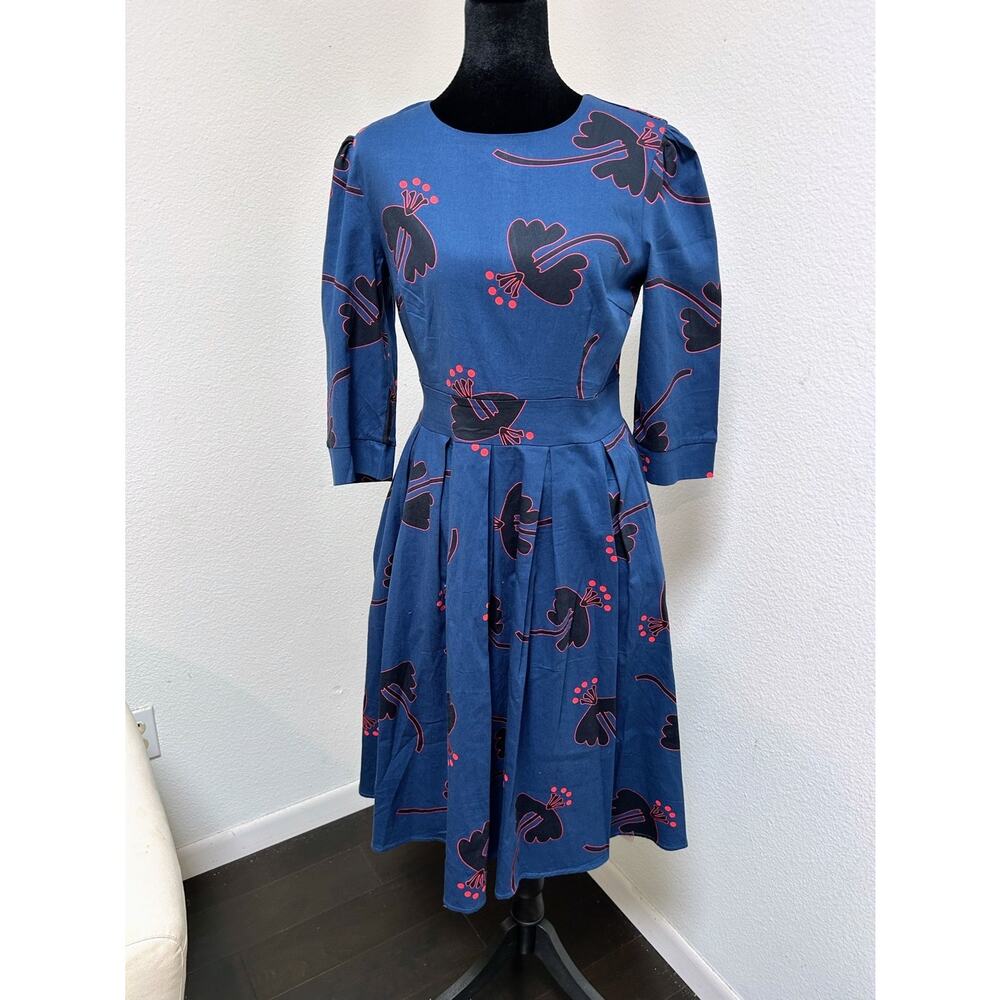 SIMPLE FLAVOR “ Kentucky Derby Inspired “ Dress with a touch of class / Size- S